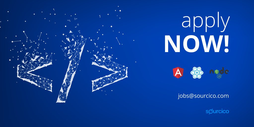 Здраво дечки, во Сорсико имаме отворени позиции за React, Node, и Angular девелопери. Испратете CV на jobs@sourcico.com or tell your friends! :)
#споделиможности