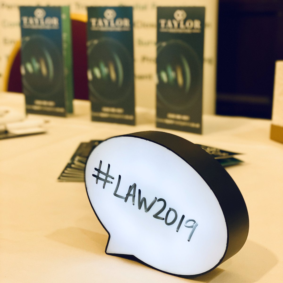All setup for a fab day at <a href="/solicitorsgroup/">The Solicitors Group</a> #Law2019 #Norwich