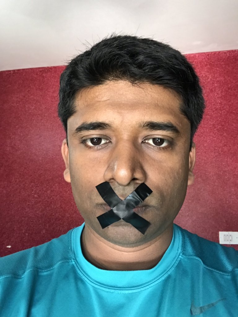 Image result for IAS Kannan Gopinathan’s call for taped mouth protest spreads, students follow suit