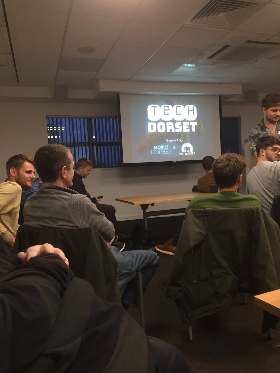 Great evening at Tech Dorset - I learnt what a monolith is and the definition of a pet!