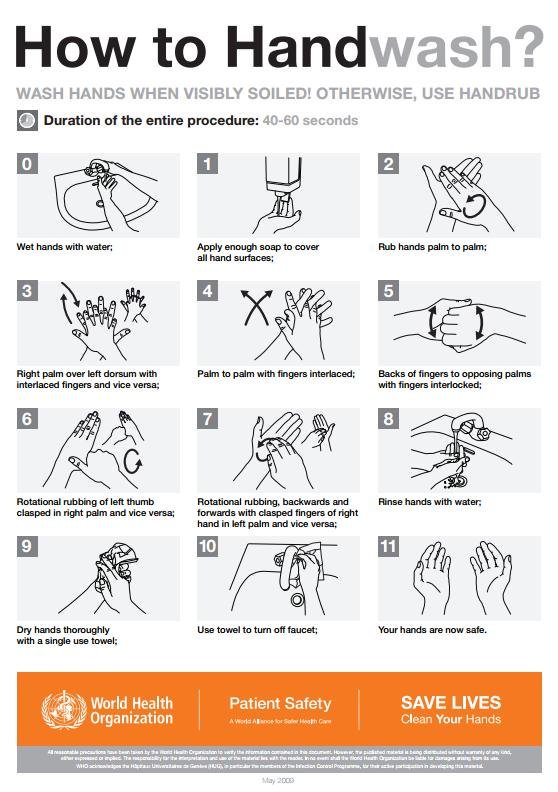 WHOSEARO's tweet photo. It's #GlobalHandwashingDay 

#Hygiene and #Handwashing 👏🏻🧼 are crucial to preventing the spread of diseases!

This is how you properly wash your hands: https://t.co/X5ULnlnNQ6