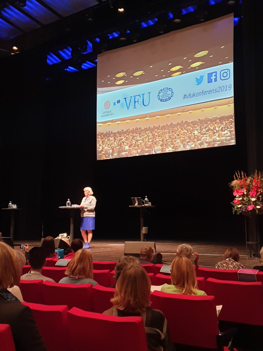 3 studenter på VFU-konferensen 2019... lite för få kan en tycka! #student #vårdförbundetstudent #vfu