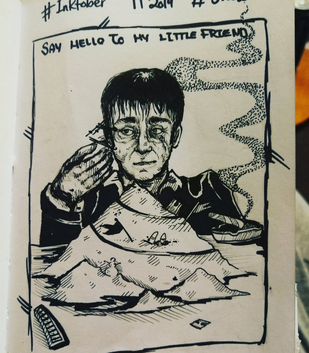 IFiddlestickI's tweet photo. #art #artist #artistsoninstagram #handpainted #handmade #sketchbook #sketch #doodle #pencil #pencildrawing #inktober #inktober2019 #snow #godfather #godfatherquotes #mountains #cocane https://t.co/okQ32Smquk