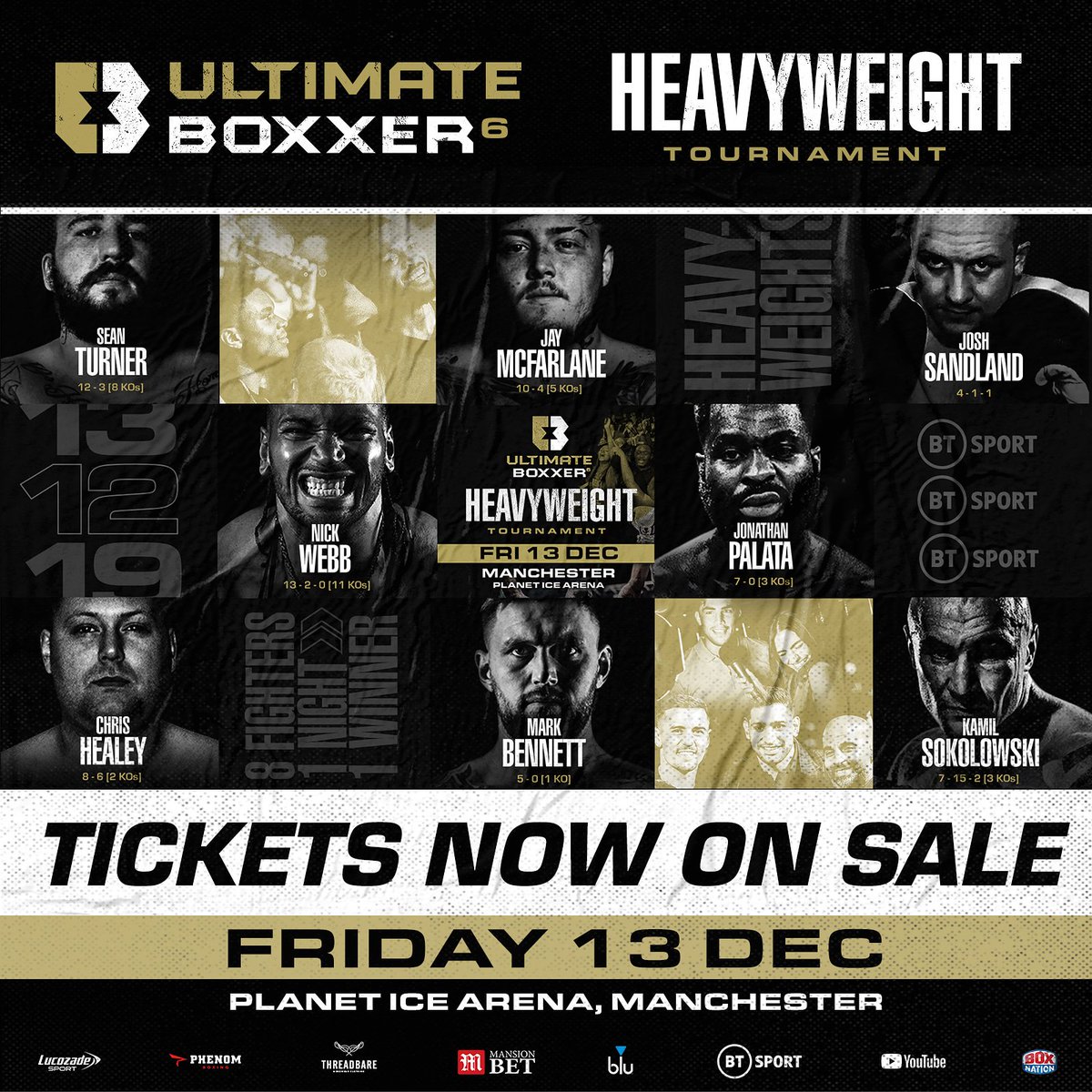 🎟 NOW ON SALE: Following a sold out presale, tickets for the Ultimate Boxxer Heavyweight show in Manchester are available from just £25 🥊💥 

Head to ultimateboxxer.com/tickets to buy now! 🔥🎙

#UltimateBoxxer