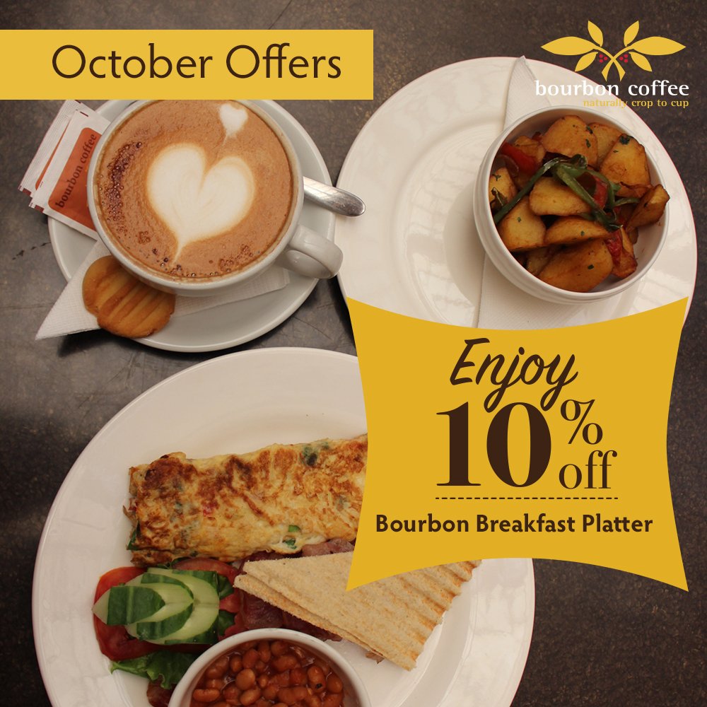 Coffee_bourbon's tweet photo. Enjoy our Bourbon breakfast platter with your favourite tea or coffee. Its 10% off!
#Octoberpromos #breakfast #Kigali #eatinkigali #my250 #RwOT #food https://t.co/TuXrSn5nCW