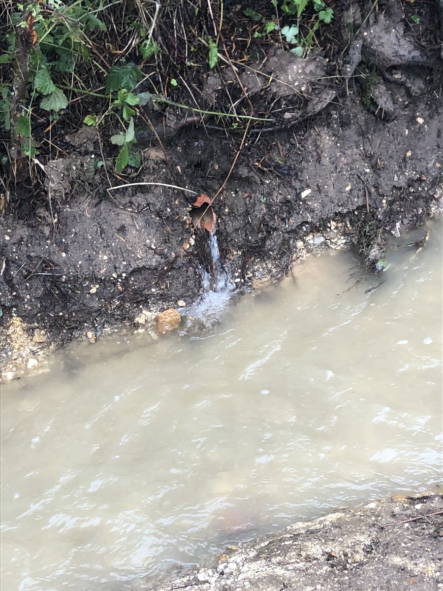 Chuffed to see all land drains running on recently cleaned out ditches #satisfying