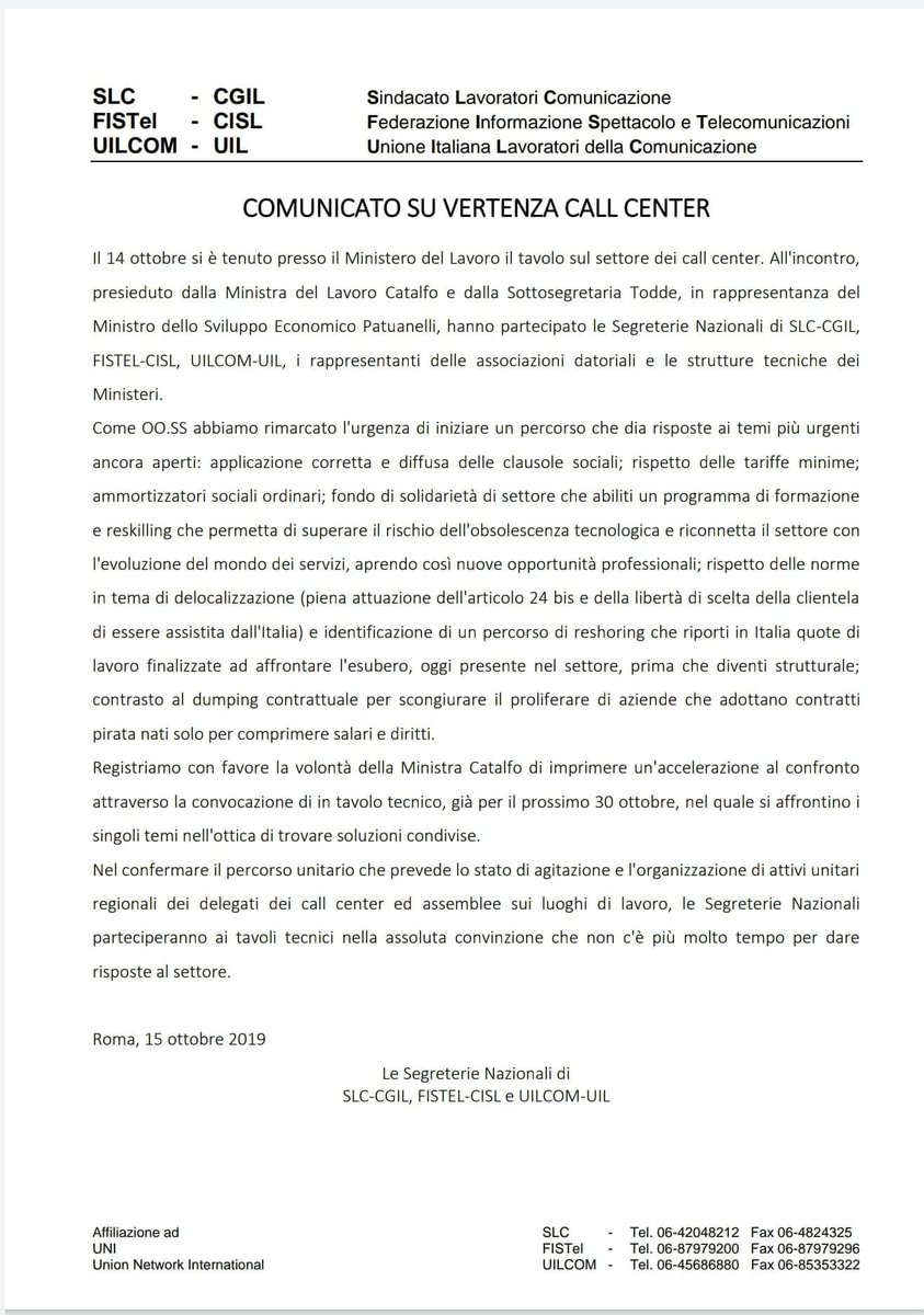 FISTelCISL Nazionale tweet media