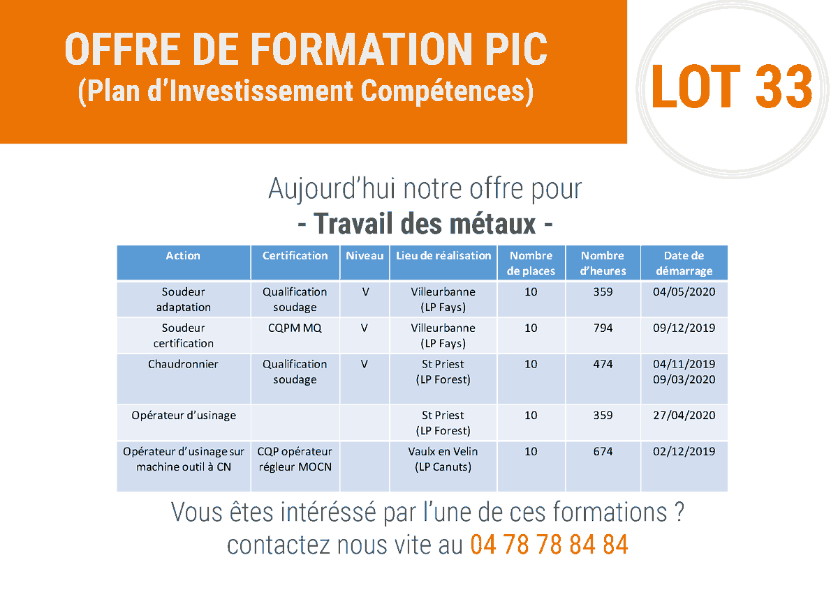 #1Jour1Offre

📢 Le GRETA Lyon Métropole vous propose des formations financées à 100% et rémunérées par le Pôle emploi !

🗓- A vos agendas -🗓

Suivez nos prochains posts :

- Lot 39 - Maintenance

- Lot 53 - Comptabilité/Ressources Humaines

- Lot 61 - Commerce/Vente