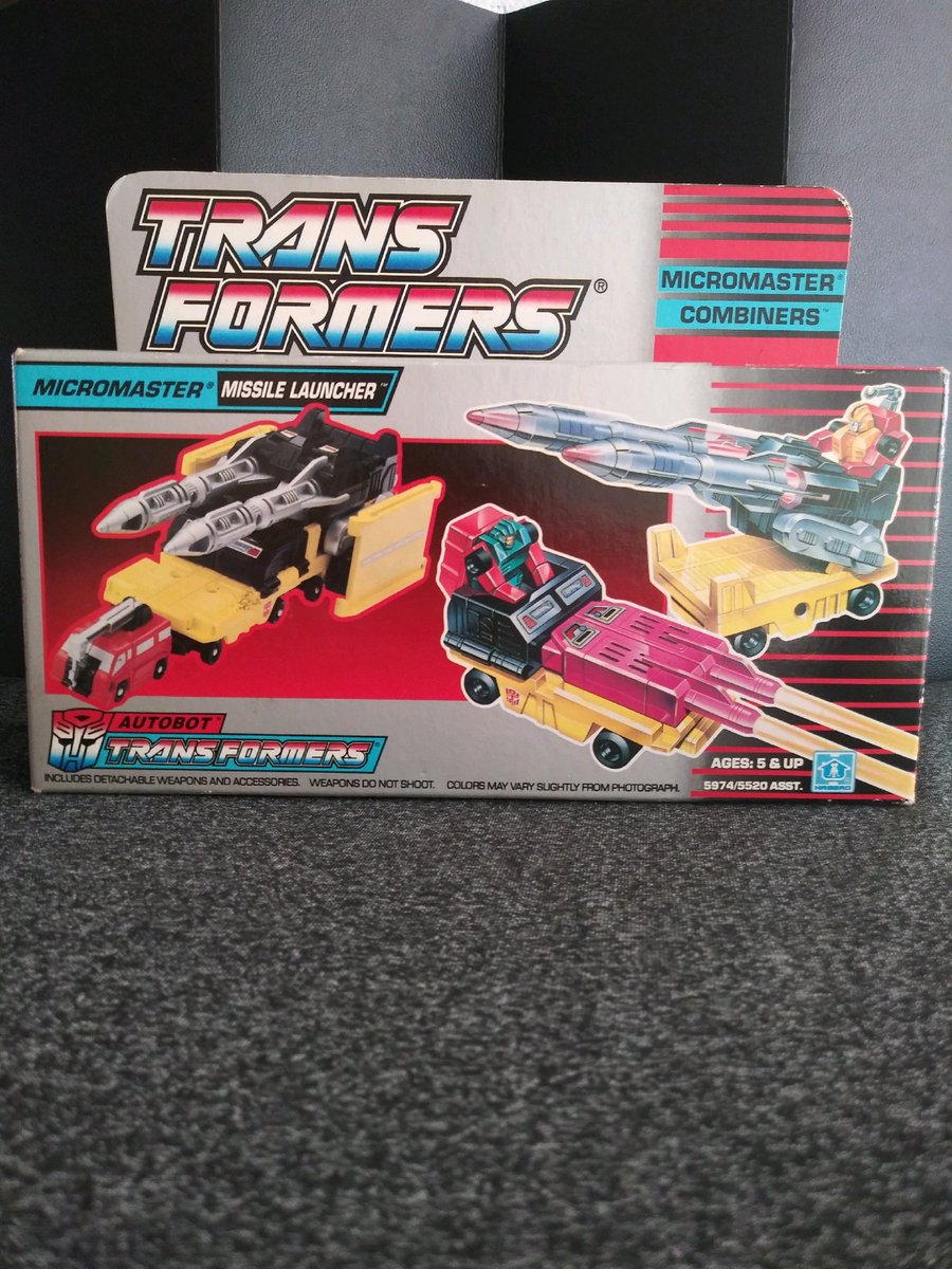 Transformers G1 Weapon MICROMASTERS Retro and Surge Missile Original 