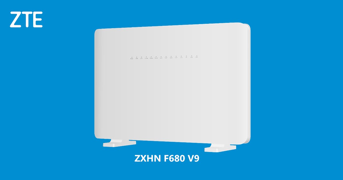 ZTE Corporation on Twitter "ZTE will unveil the ZXHN F680 V9, a dual
