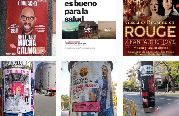 Ejemplos de carteles pegados con cola buzoneo-en-barcelona.com/cartelescolaba…