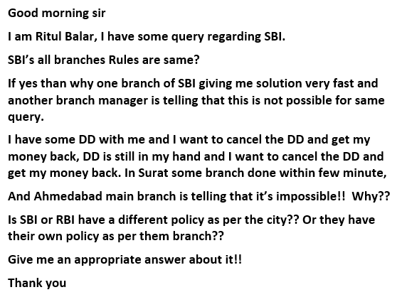 RitulBalar's tweet photo. @TheOfficialSBI @nsitharaman @RBI @narendramodi @tv9gujarati @ZeeNews @indiatvnews @aajtak @abpasmitatv @AmitShah @DasShaktikanta https://t.co/abaou0a06N