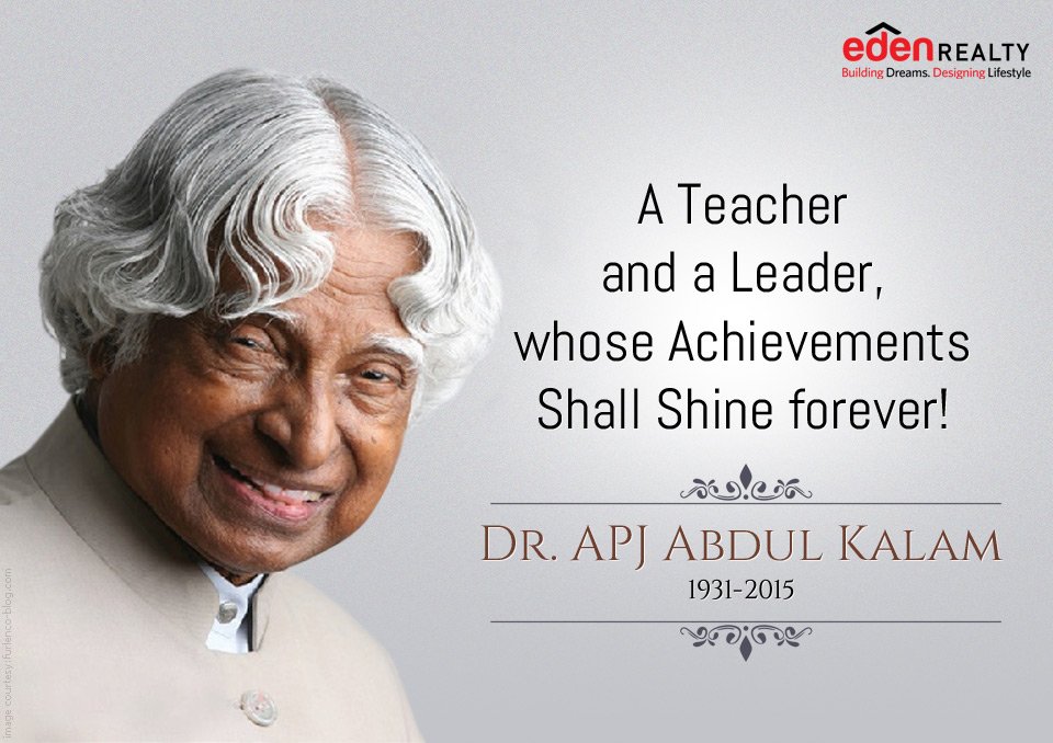 Remembering Nation’s pride #APJAbdulKalam on his birth anniversary.