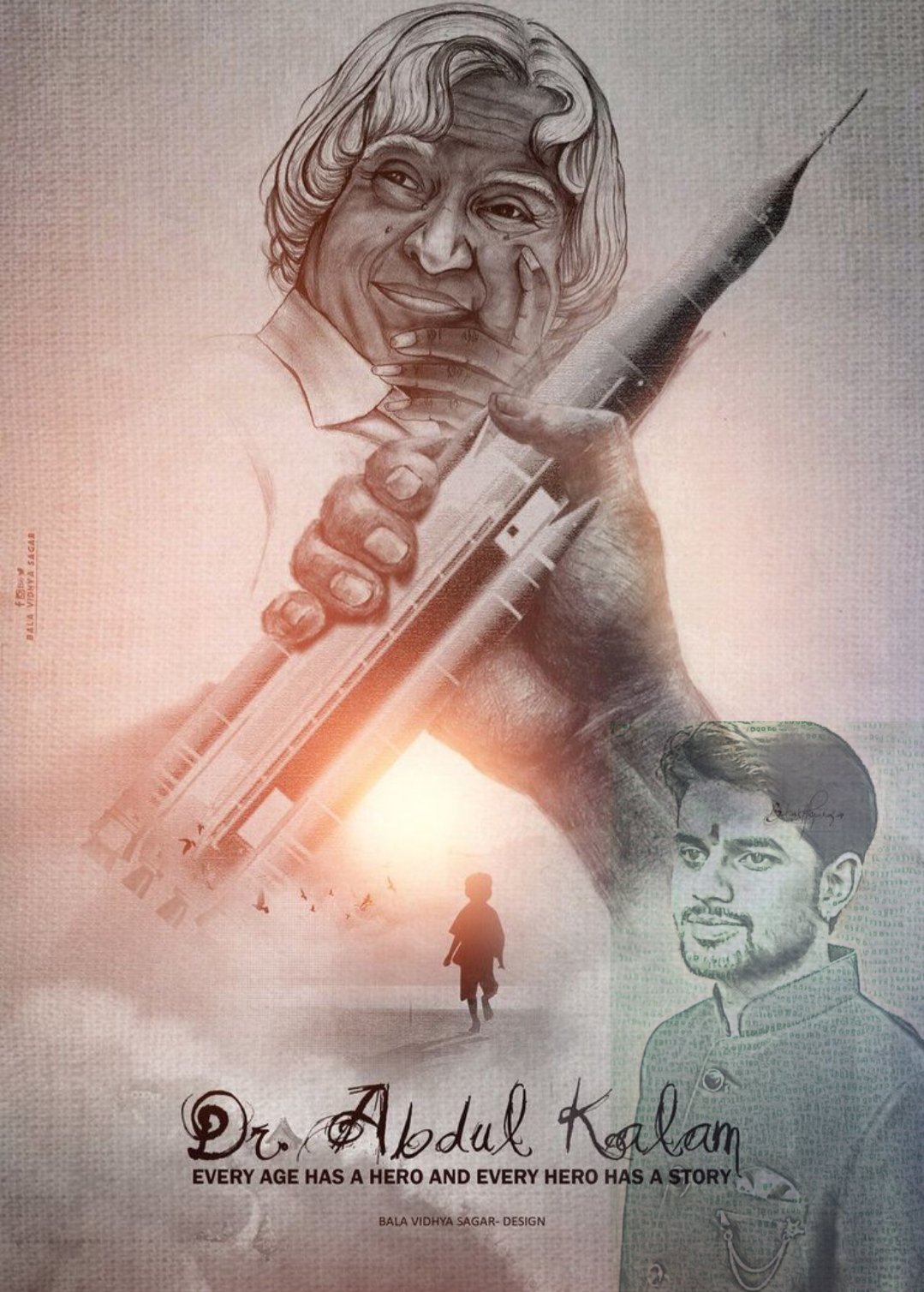 Happy Birthday the great missile man APJ Abdul kalam sir proud of you           