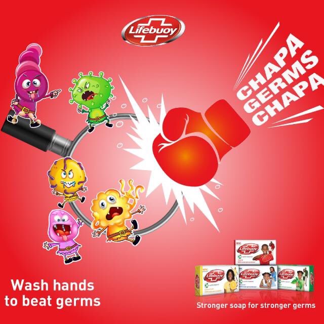 pawankrmarella's tweet photo. Reminders work! So here we go!! Let’s wash our hands and #ChapaGermsChapa @LifebuoyKE https://t.co/avmUdS9mjm