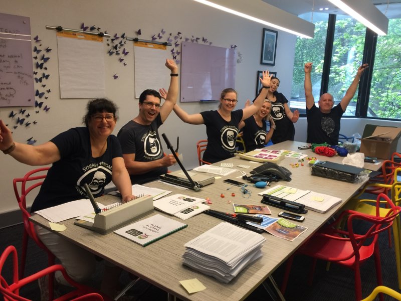 totalsynergy's tweet photo. #TeamTotalSynergy's David Marko is driving in @Camp_Quality's esCarpade next week to raise money for kids dealing with cancer. Our wingmen volunteered their time to help CQ prepare for the event — Check out David's #TeamBuzz page and do what you can: https://t.co/dDWP5qEH4f https://t.co/nhnrqvQY6w
