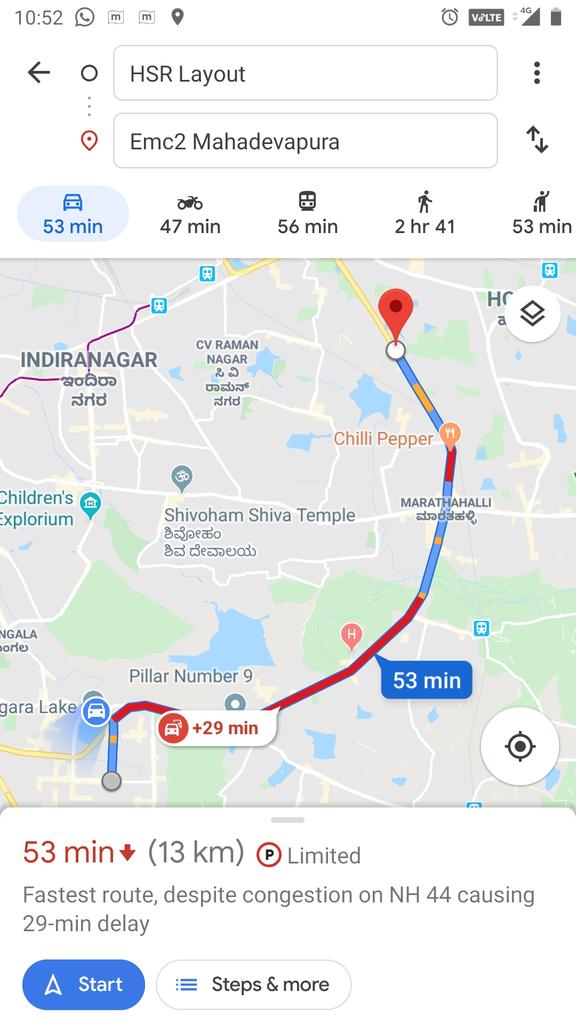 JJPBlr's tweet photo. Thank you @CMofKarnataka @BBMPCOMM @AddlCPTraffic��️ you all for the #bangaloretraffic
#hellroad
 @Bengaluru2050 https://t.co/B01CkOR7Pd