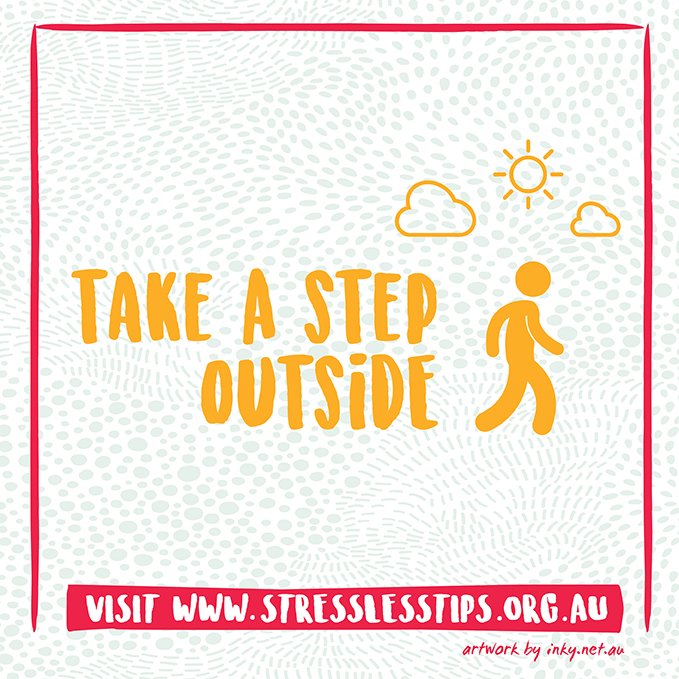 Sometimes taking a step outside and getting some fresh air and removing yourself from a stressful situation can help your mental health.

#mhm2019 #mentalhealthmonth