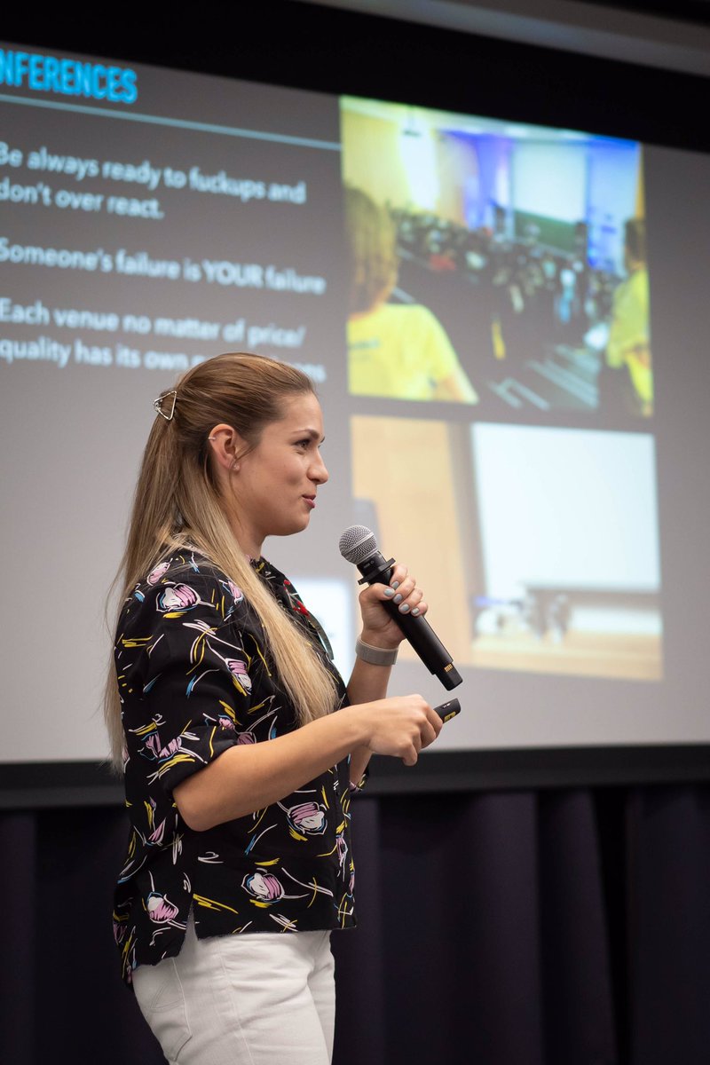 uliana_munich's tweet photo. talking about event organisation @GoogleDE Isar Valley was a step out of my comfort zone. But sharing risks, fuckups and quick fixes together with my crazy ideas I surprise people at my events was fun! Thanks for inviting meππ©π»βπ»π#frontconf #frontmuc #pyconde2016 https://t.co/jFo978auu2