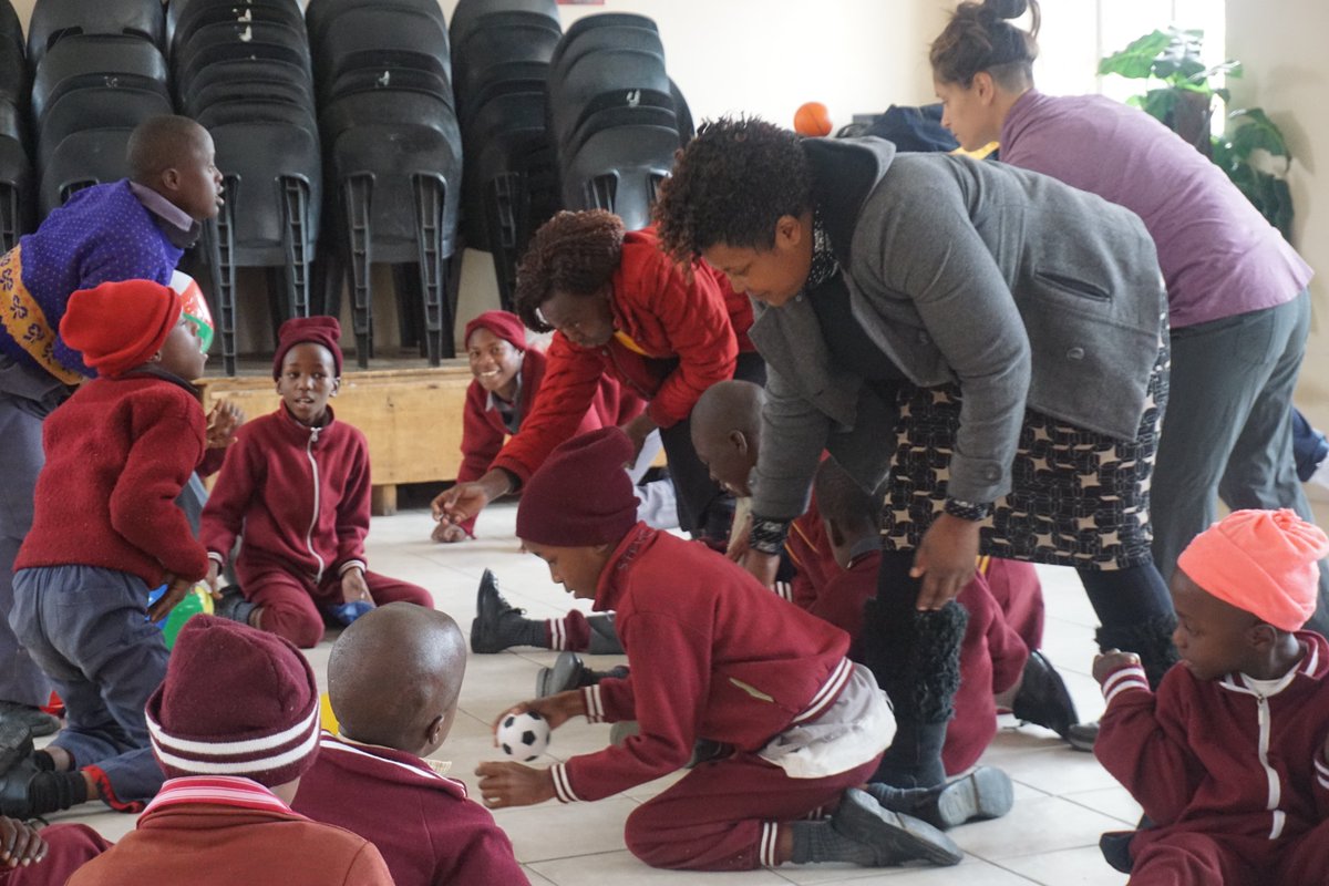 Day 1-Subantubanye Special School in Nguboyenja.Established in 1975 as a day care centre for African intellectually challenged children.Just over 40 kids took part in various activities together with staff over 3 hours of fun <a href="/WashFellowship/">MandelaWshFellowship</a> @ReciprocalExchange  @usembassyharare