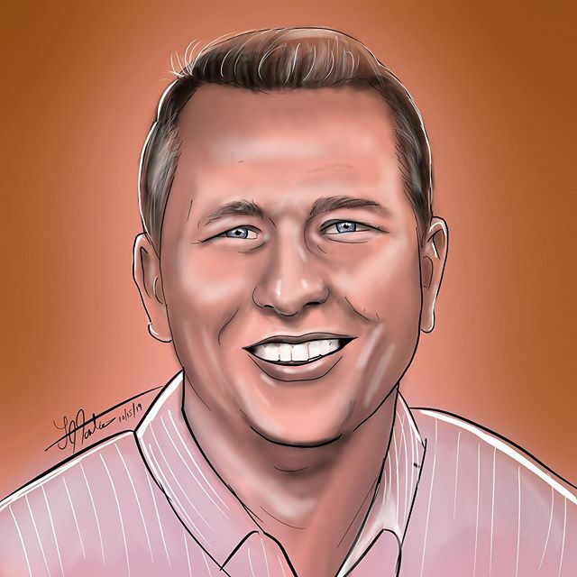 lenfontes's tweet photo. I was feeling inspired (thanks espresso) so I decided to sketch another former #Disneystore #cohort. One of the #nicest and most #professional individuals I’ve worked with Rick Noesen. #digitalart #digitalsketch #lenfontes #guestserviceguru #callcentermagician #procreate #ip… https://t.co/8Gk9OEDXrm