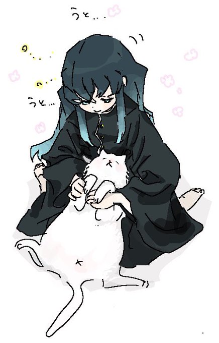 ぼんさんがTwitterに投稿した時透無一郎(鬼滅の刃)のイラスト。