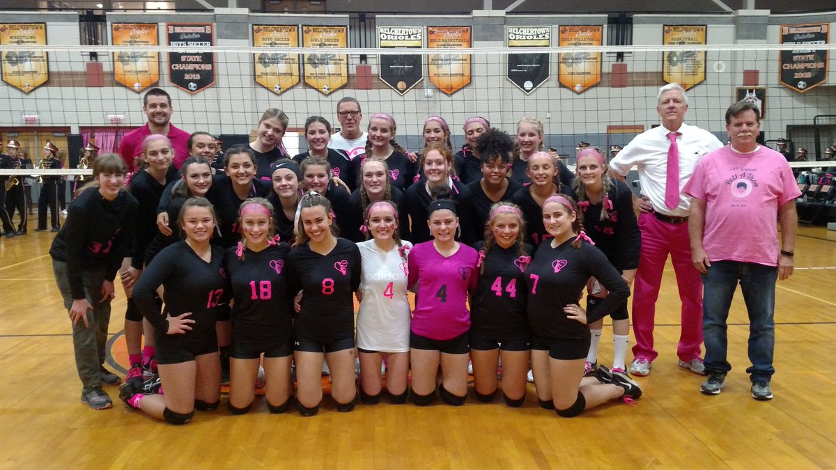 BtownHS142's tweet photo. Congratulations to Mr. McGrath, Coach Poulin, Coach Koziol, our Girls' Volleyball Teams, and our families for all that they did to make the Tenth Annual Spike It For Life such a great success! 💗💗💗 https://t.co/SWQsL9VEDq