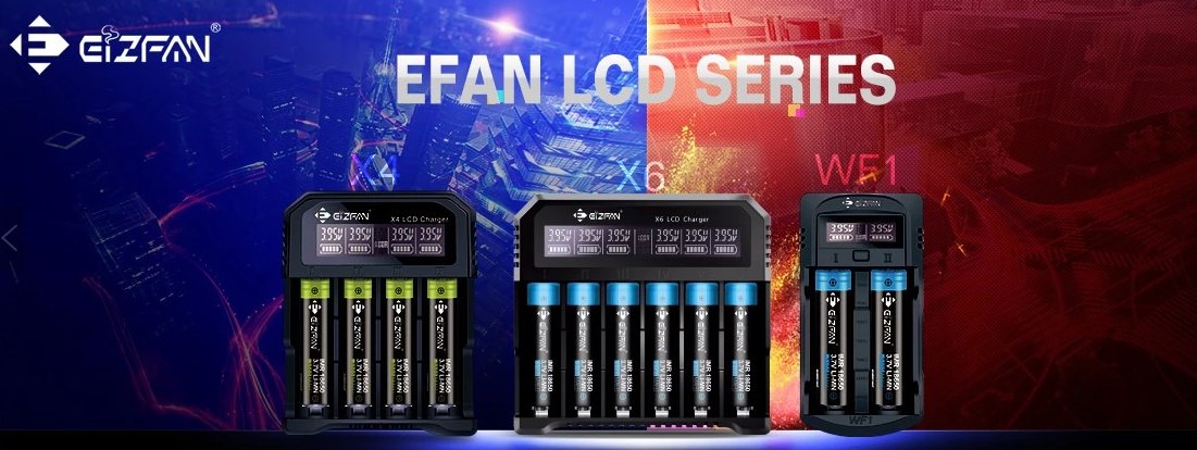 AlisaEFAN's tweet photo. Eizfan WF1/ X4/ X6 LCD series universal charger!
Fit for Li-ion/IMR/NICD/NIMH battery with power bank function.
Which one do you prefer to try?😍😍
#efantech #ecigs #battery #vapor #charger #vape #vaping #efan #vapexpo #touchscreencharger #18650battery #vapecommunity #distributor https://t.co/Ohp4XQkzEe