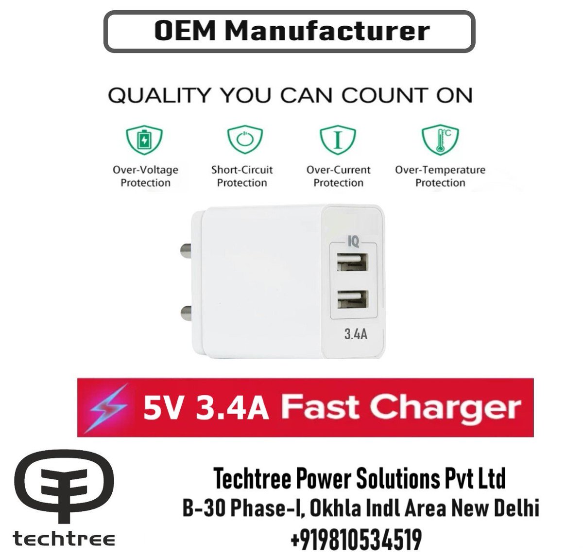 Techtreecharger's tweet image. Made in India , better then the world.