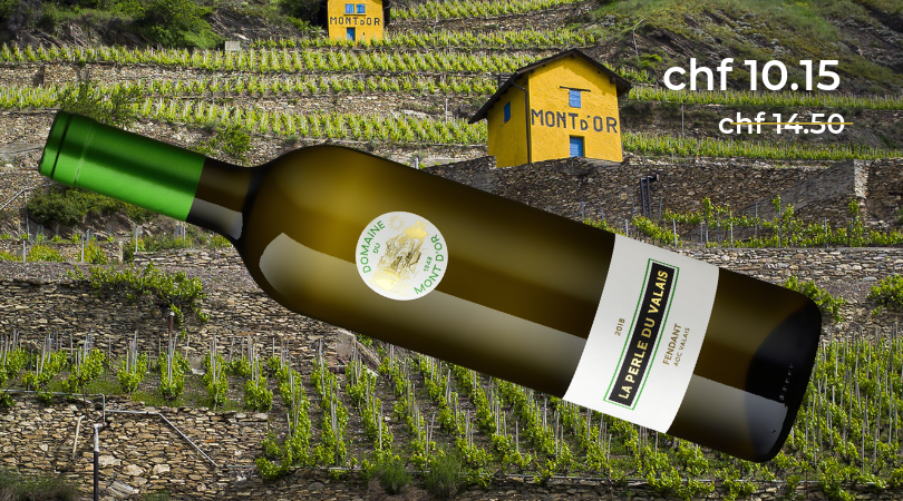 ⚡️ VENTE ÉCLAIR ⚡️ mardi 15 octobre
Domaine du Mont d’Or #Fendant "La Perle du Valais" 2018 à -30% ! obrist.ch/fr/vente-eclai…