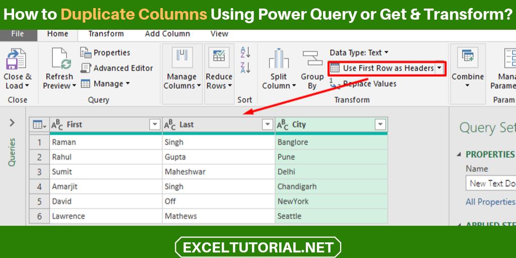 Excelvidz's tweet image. How to Duplicate Columns Using Power Query or Get & Transform?
#Excel #Exceltutorial #Excelpowerquery
exceltutorial.net/duplicate-colu…