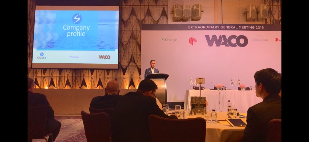 OrkhanAliyev's tweet photo. It is an honour to represent #Azerbaijan & our company #Scanex at Extraordinary General Meeting of @The_WACO_System in Bangkok, Thailand. We’re looking forward to mutual cooperation and further development within this organization. 🇦🇿🇹🇭 https://t.co/3joxbggBBG