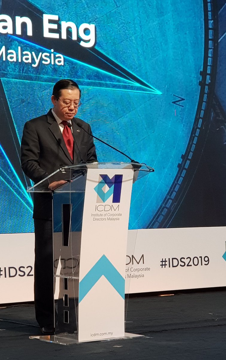 YB Tuan Lim Guan Eng <a href="/guanenglim/">Lim Guan Eng</a>,  stressed on the need for organisations, businesses to build better corporate culture and increase diversity among boards. 

#IDS2019 #Trust #CorporateMalaysia
