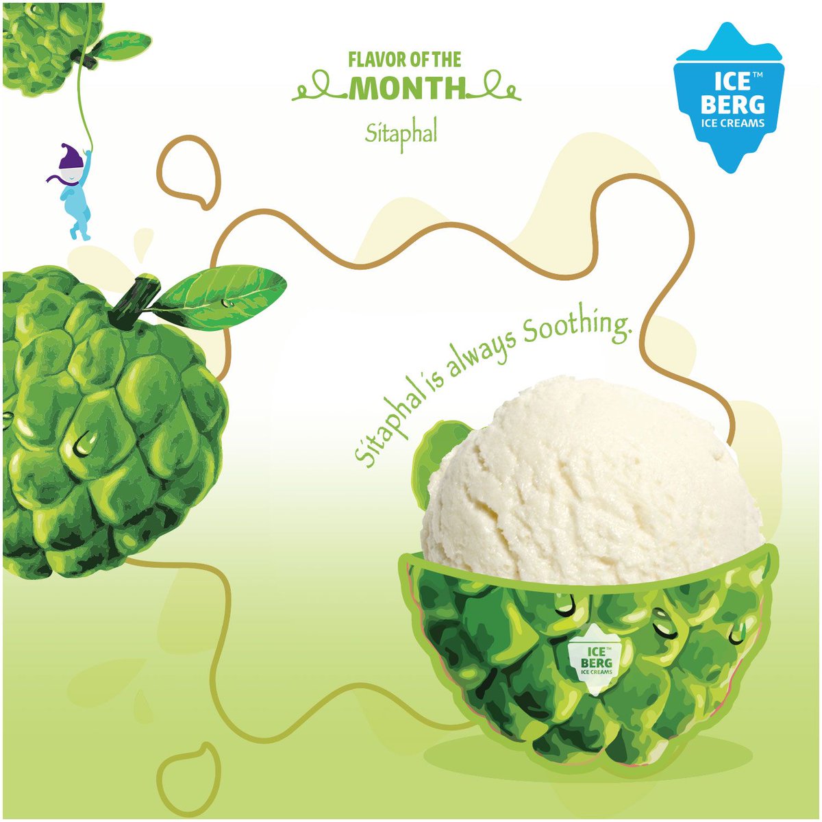 icebergindia's tweet photo. Like to Have Something Special today?
Sitaphal should be your Selection

Presenting Flavor of the Month:
Sitaphal Ice cream with real fruit pulp and tidbits of Sitaphal.

Order through Zomato/Swiggy Now.

#flavorofthemonth #sitaphal #tastytreats #only49 #somethingspecial https://t.co/8TFJ3SWZAT