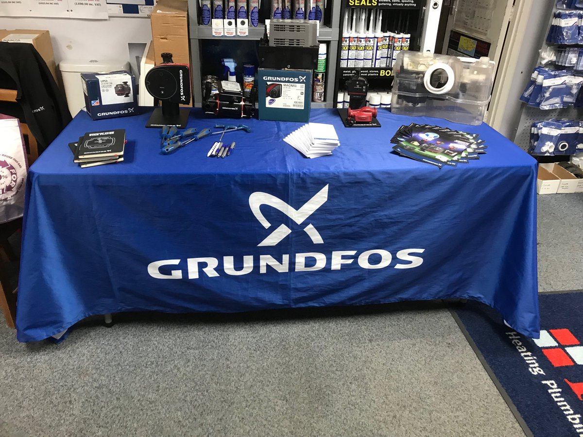 Join us this morning with Ellis &amp; Mason from Grundfos, we have hot food available and amazing deals ⁦<a href="/HPSMerchant/">HPS Merchant</a>⁩ ⁦<a href="/ellisouthin/">Ellis Southin</a>⁩ ⁦@Grundfos_UK⁩