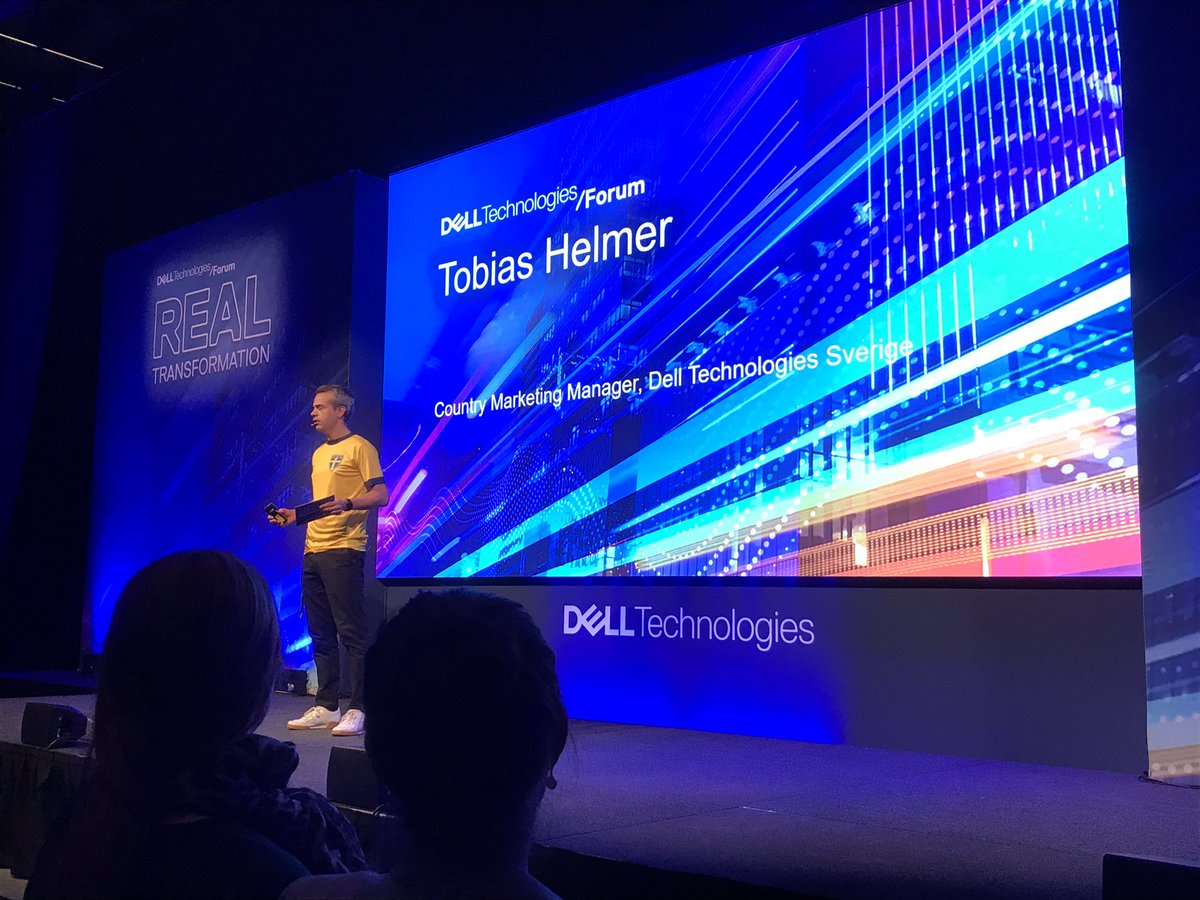 #DellTechForum in Stockholm is starting!