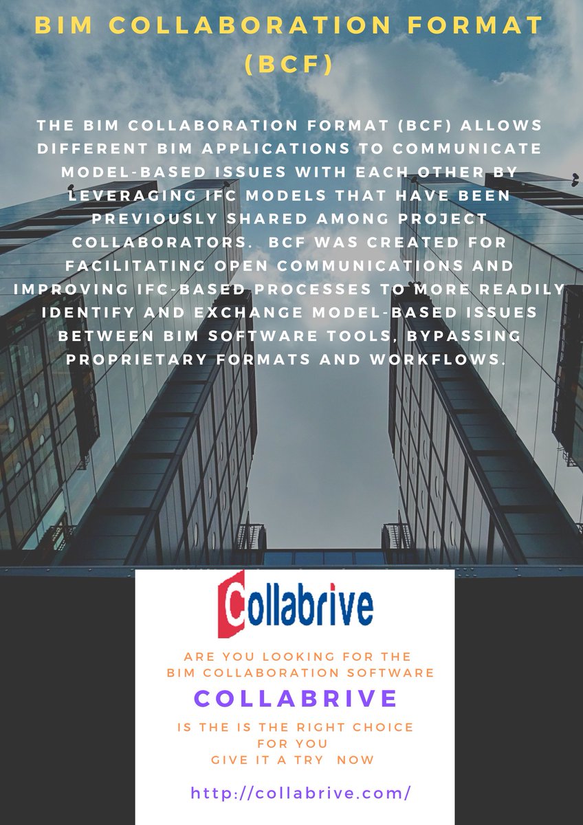 collabrive's tweet image. #BIM # BCF #bim collaboration software