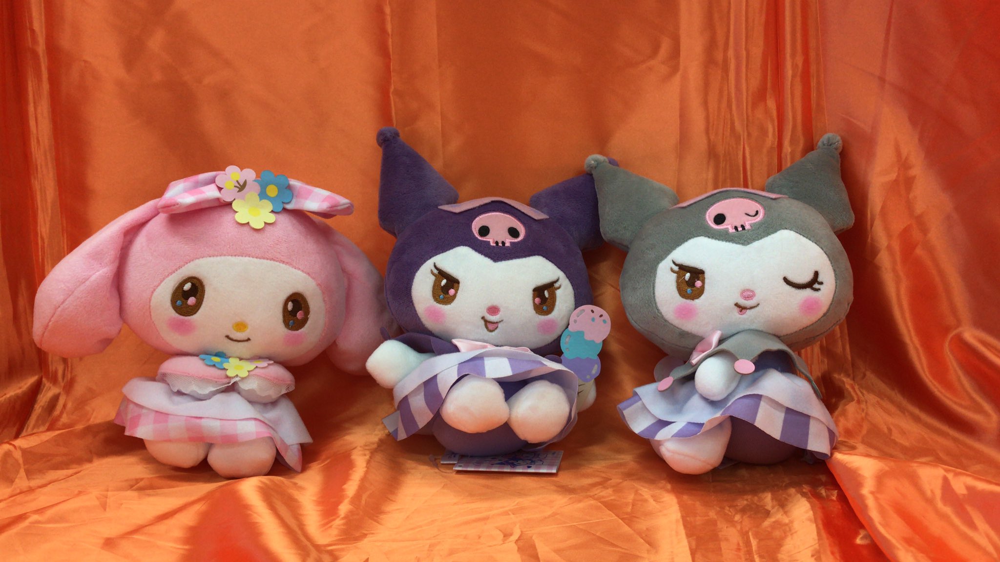 マイメロディ ショップスタイルぬいぐるみが入荷しました 店員さんの服を着たマイメロ達のぬいぐるみです マイメロはお花屋さん 他2人はアイスク ワンダーシティ札幌 プラボ札幌西町店 Twitter 19 10 15 札幌市のアミューズメント施設 ワンダーシティ