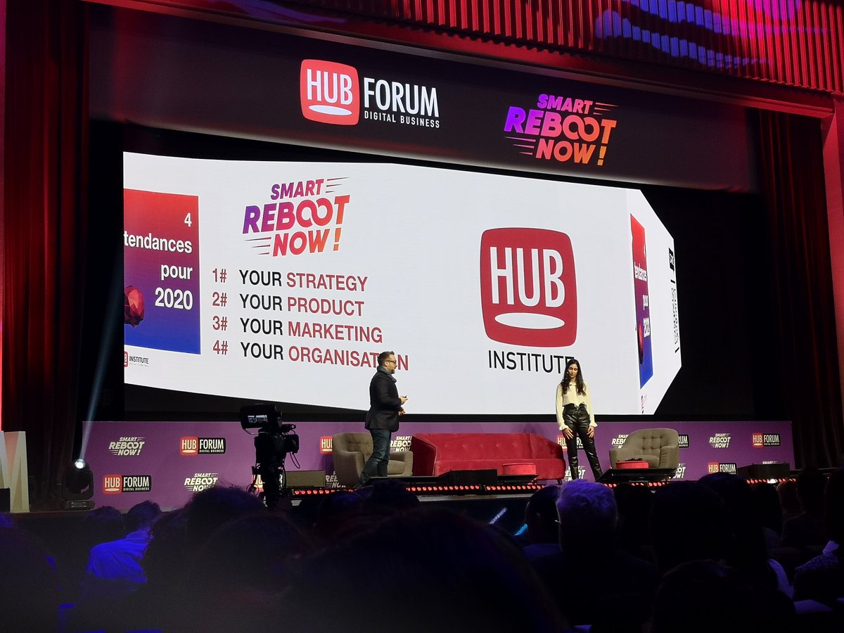 SarahBaptistaB's tweet photo. #HUBFORM Les 4 tendances pour 2020 : Reboot your strategy, your product, your marketing and organisation 🚀
#MBADMB #HUBFORUM #Smartrebootnow https://t.co/OnpWPaBaWw
