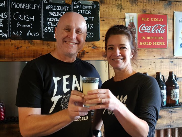 This Weds 16th from 7pm - exclusive pouring of the mysterious Sinistral inverse stout from #TeamToxic.

"I can’t tell you how we did it, but it’s all about the types of grain we used and a specific brewing process to get that very pale, almost opaque appearance." Sue Hayward