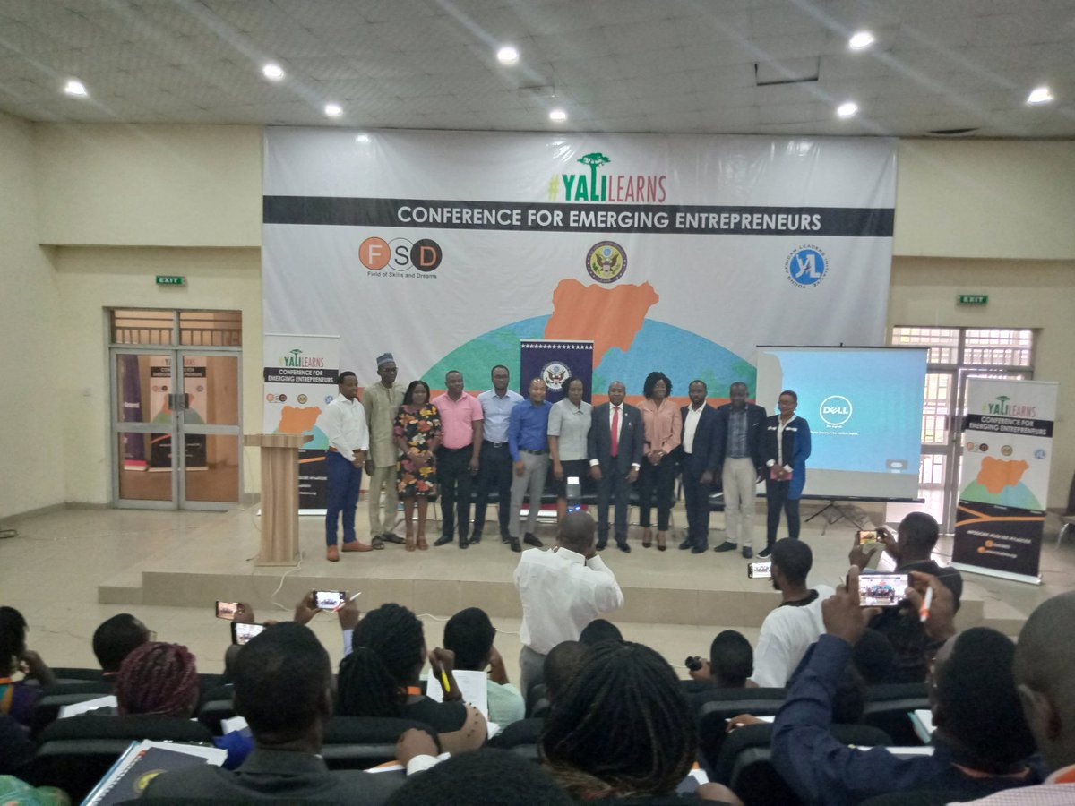 AAbiodunOmoniyi's tweet photo. One of the biggest mistake you can make is to think or assume that your business or company will grow beyond your capacity!
"Highlights from the ongoing Emerging Entrepreneurs Conference, Port Harcourt".
#USCEE
#FSDCEE
#YALIEntrepreneurs https://t.co/V6ZXITtJGr