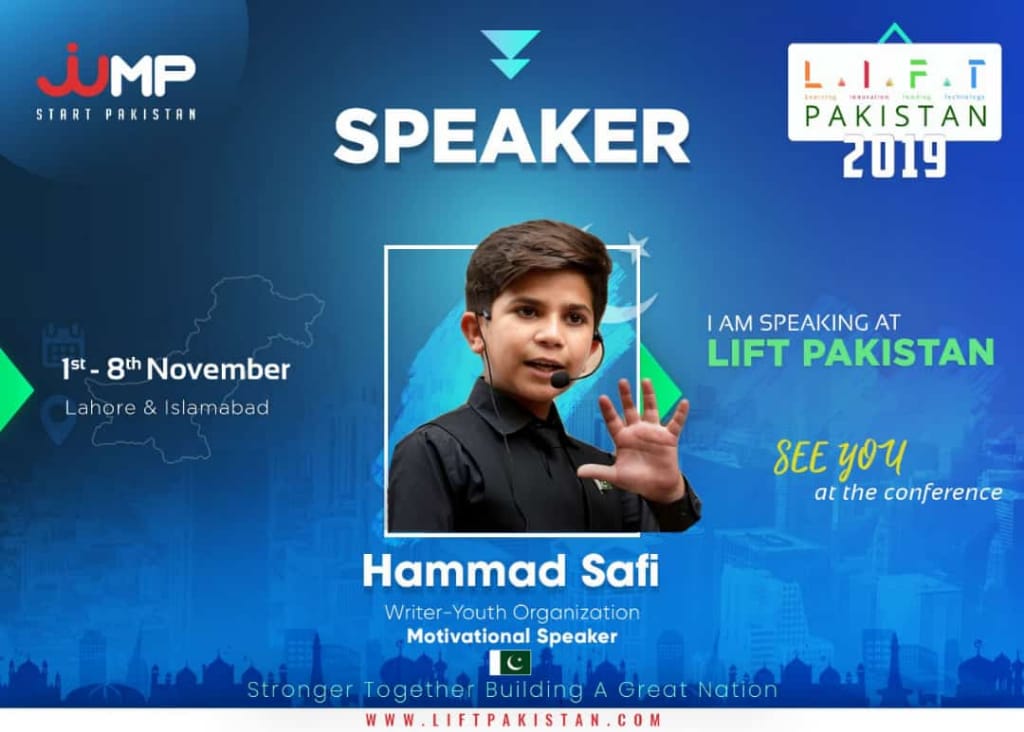 shakeel56504957's tweet photo. Jumpstart Pakistan is extremely delighted to announce  Hammad Safi as a speaker for LIFT Pakistan 2019😍😍😍
#LIFTPakistan #JumpStartPakistan #LIFT19 #Islamabad #Lahore #Entrepreneurship #Startups #SMEs #CEOs https://t.co/9KyPYovYgT https://t.co/LKDhooZQMX