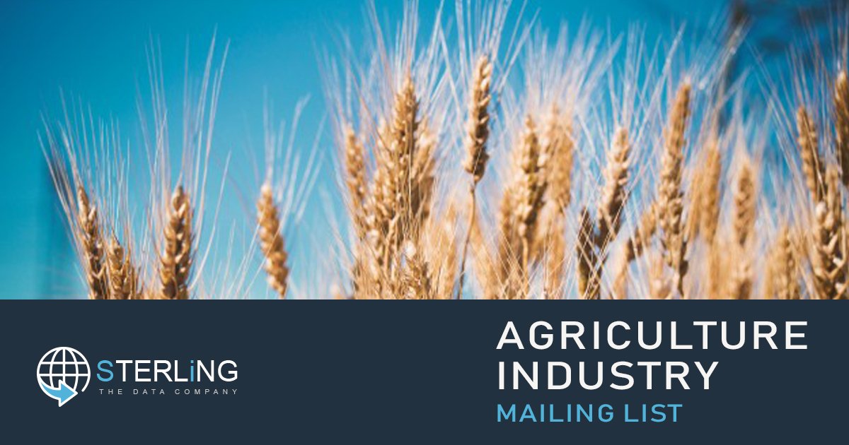 Our data-driven techniques will help you in all aspects of B2B campaigns related to the Agriculture Industry Email List. Contact for more details.

#Agricultureindustry #B2B #Database