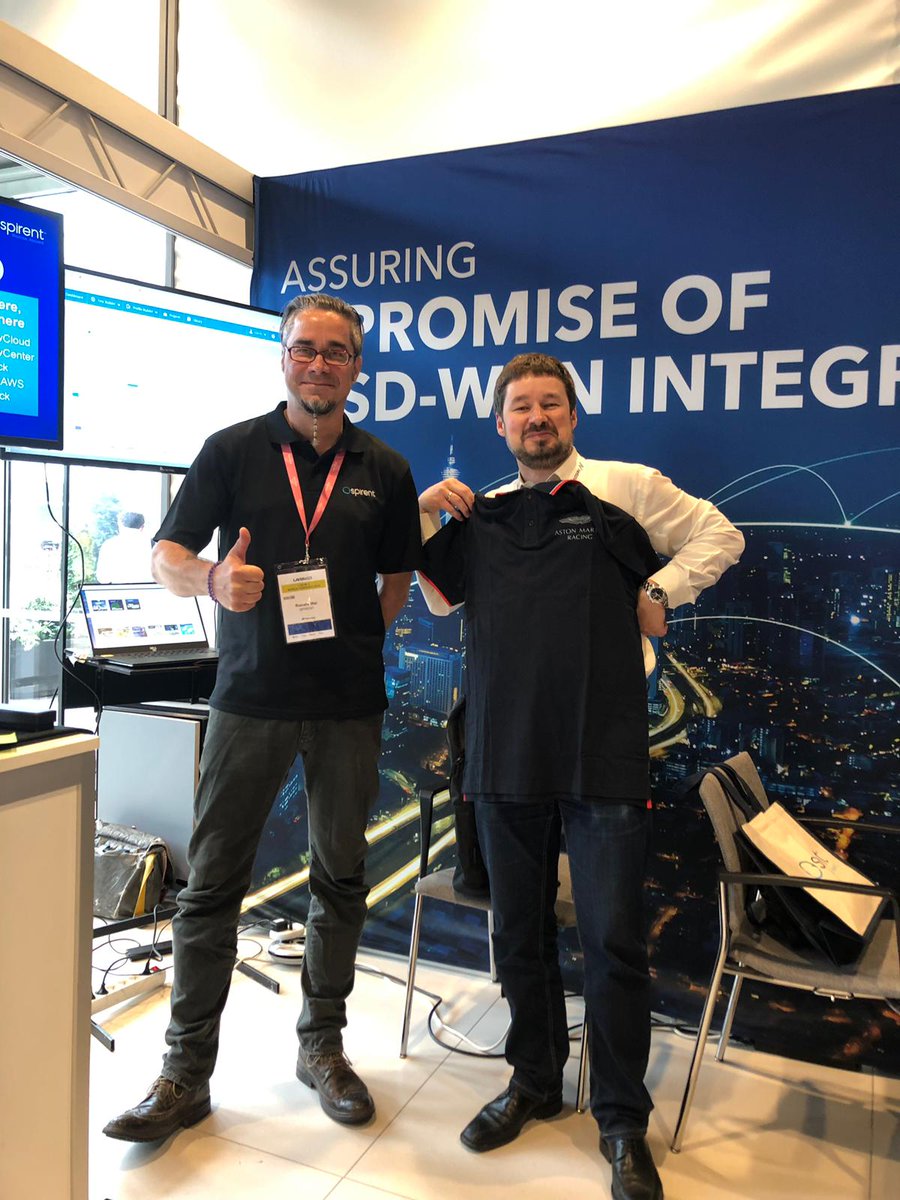 malathimalla's tweet photo. Happy winner Yury Tenishev @ericsson at @spirent #SDN #NFV World Congress 2019 #TheHague. Discover more: 
https://t.co/wKH4P9vVzs https://t.co/LPCerDzzVP