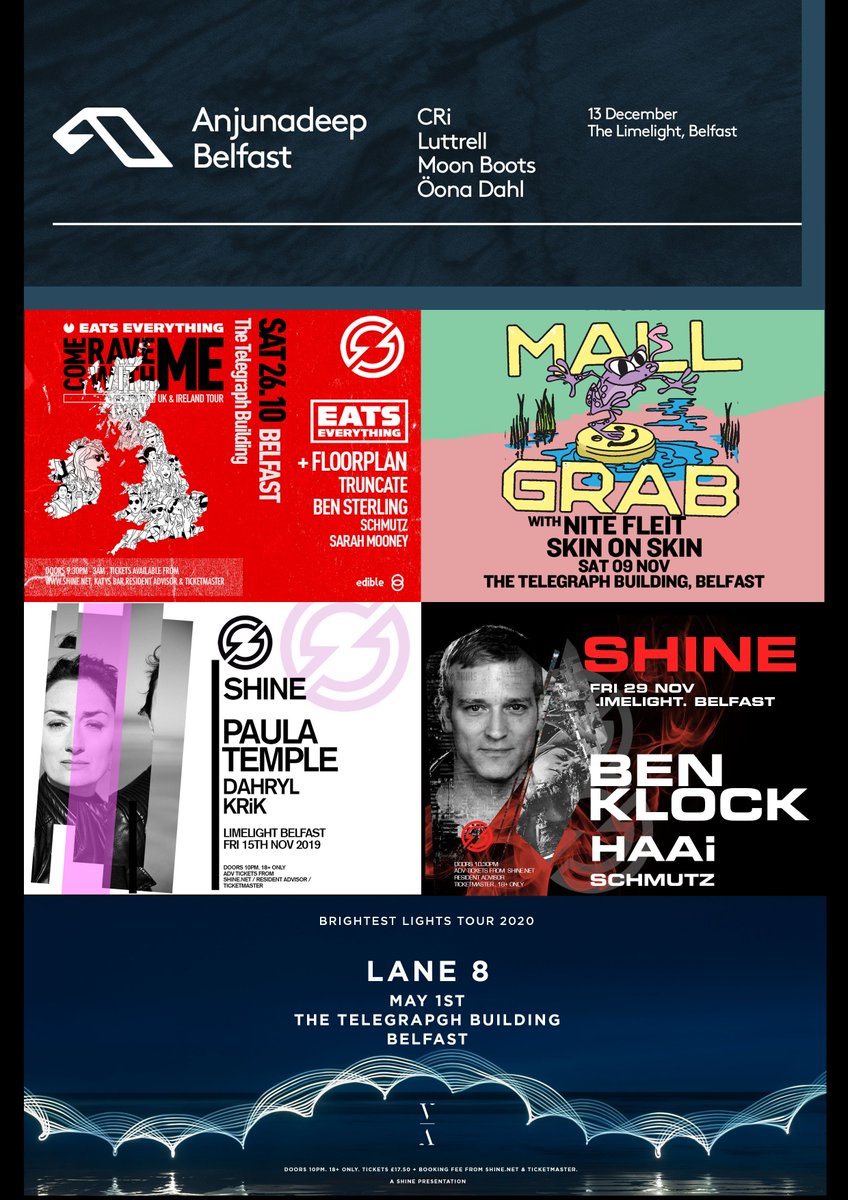 ShineBelfast's tweet photo. 🚨 @ShineBelfast weekly listings competition🚨

🔁RT, FOLLOW us + REPLY which gig you'd love to go to &amp; you could WIN a pair of tickets! 

🔳 Winner announced Friday // tickets for all shows available from https://t.co/fmoGgVf6TP and Ticketmaster! https://t.co/tep07YOn8q