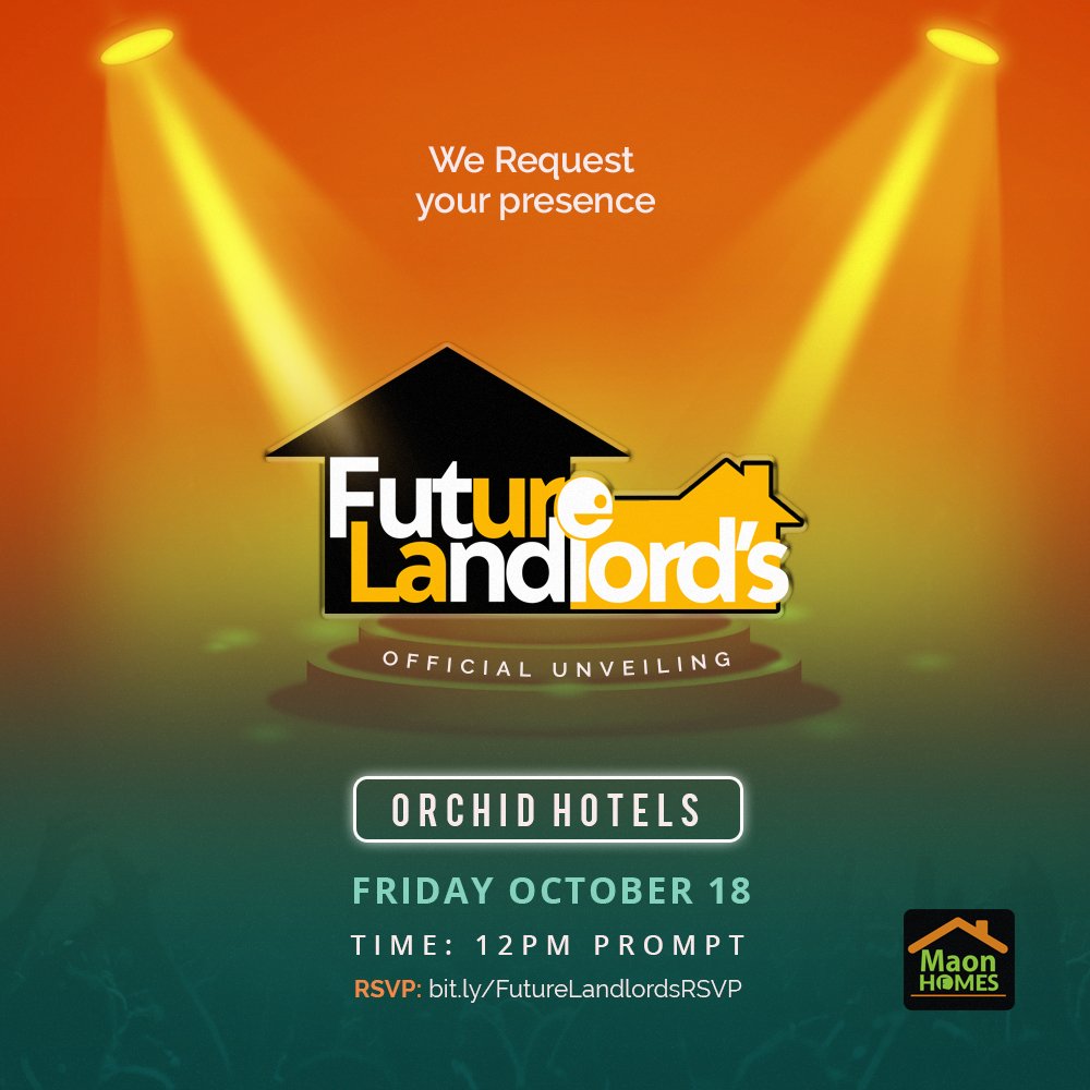 Maon_HomesNG's tweet photo. Come, Refresh and network!
RSVP: https://t.co/kHIF1zF4gd
#FutureLandLords
#OwnLiveEnjoy
#MaonHomes https://t.co/IBzF8USOjj