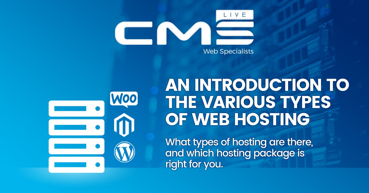 CMSLive's tweet image. An Introduction to the Various Types of Web Hosting... read more in our latest blog post cmslive.co.uk/an-introductio… 
#CMSblog #webhosting #webhelp #webhostingtypes