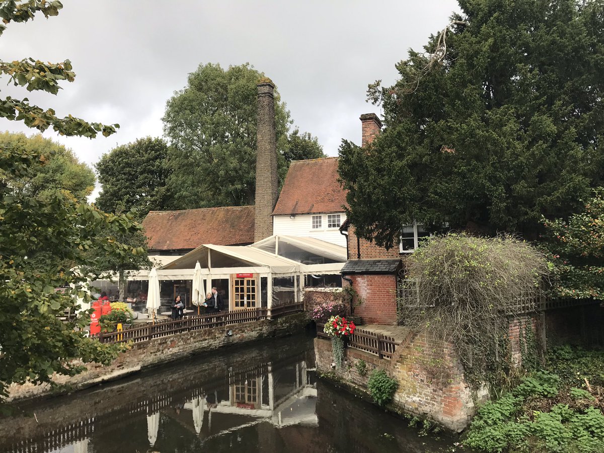 Kingsbury Mill: the first definite mention of it is in 1194, but it is probably one of the three water mills in St Albans mentioned in the Domesday Bridge.  #Ver