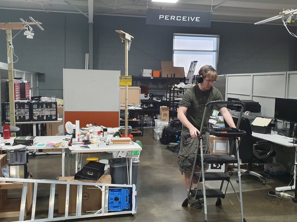Incredible maker space tour @FishersIOT lab Indiana. Real lab-to-market Nextgen startups. <a href="/AustCyber/">AustCyber</a> <a href="/wacyberhub/">wacyberhub</a> <a href="/ECUSRI/">ECUSRI</a> Box builds needing cyber protection. #dataheavy