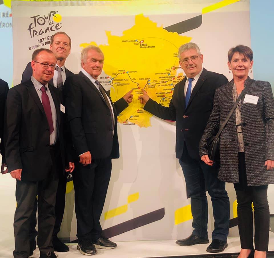 La Corrèze sera au programme du peloton du Tour de France 2020 avec une arrivée à Sarran, le 9 juillet. La 107e édition du Tour de France (27 juin - 19 juillet) a été présentée ce matin, à Paris et nous vous dévoilerons dès demain le détail du parcours. #tourdefrance2020 #correze